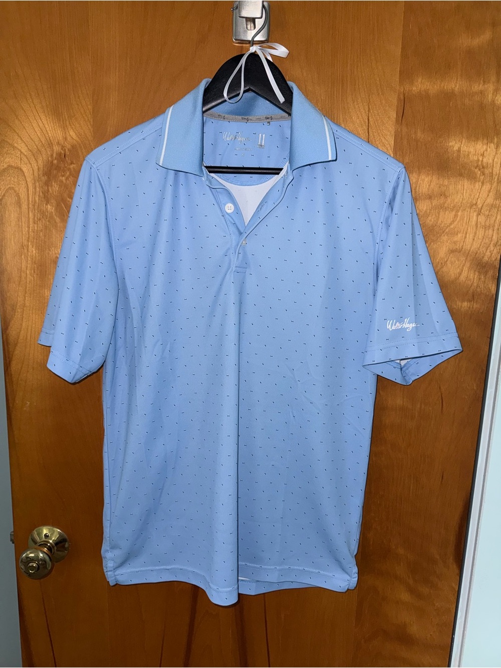 Walter Hagen Light Blue Men's Short-Sleeve Polo